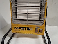 Elektroheater infrarood 3kw 230v (red rad) master, ts3a, bouwjaar 2018 - afbeelding 1 van  4