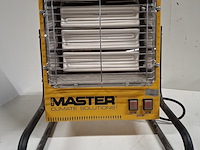 Elektroheater infrarood 3kw 230v (red rad) master, ts3a, bouwjaar 2018 - afbeelding 1 van  4