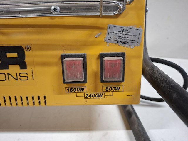 Elektroheater infrarood 3kw 230v (red rad) master, ts3a, bouwjaar 2018 - afbeelding 2 van  4