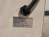 Elektroheater infrarood 3kw 230v (red rad) ningbo vertak, jd02001, bouwjaar 2022 - afbeelding 7 van  9