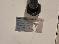Elektroheater infrarood 3kw 230v (red rad) ningbo vertak, jd02001, bouwjaar 2024 - afbeelding 9 van  19