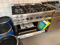 Elektrolux electrolux professionele 6-pits gaskooklijn met gasoven. - afbeelding 1 van  6