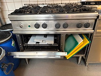 Elektrolux electrolux professionele 6-pits gaskooklijn met gasoven. - afbeelding 2 van  6