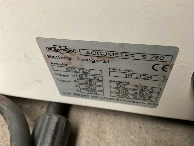 Elektron accumeter s 750 acculader - afbeelding 5 van  5