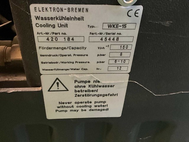 Elektron mi-100control t puntlasmachine - afbeelding 2 van  10