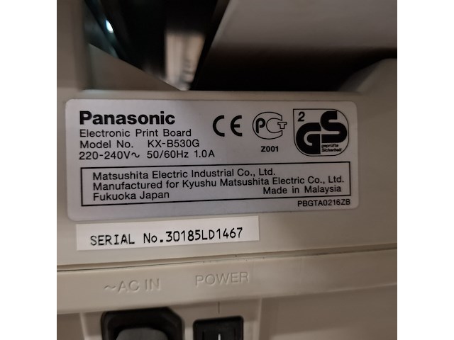 Elektronisch whiteboard panasonic, kx-b530g - afbeelding 5 van  5