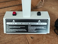Elektronische bingomachine, lucky star, wit - afbeelding 2 van  5