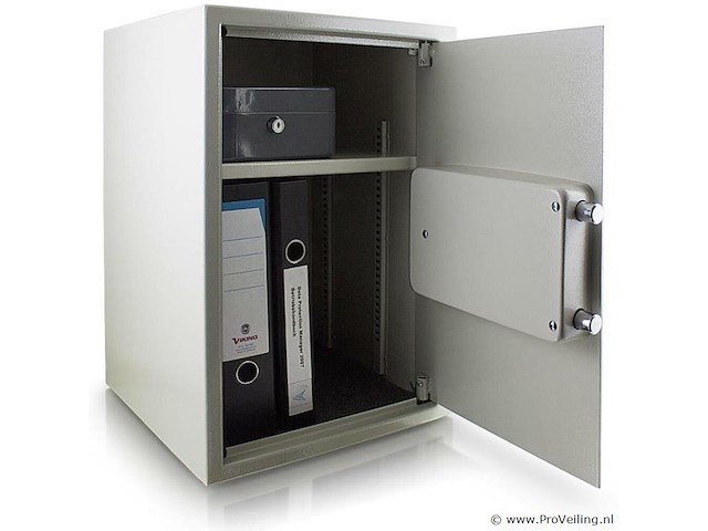 Elektronische kluis lichtgrijs - afbeelding 2 van  5