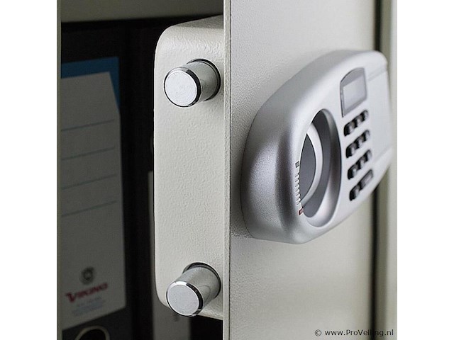 Elektronische kluis lichtgrijs - afbeelding 3 van  5