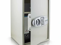 Elektronische kluis lichtgrijs