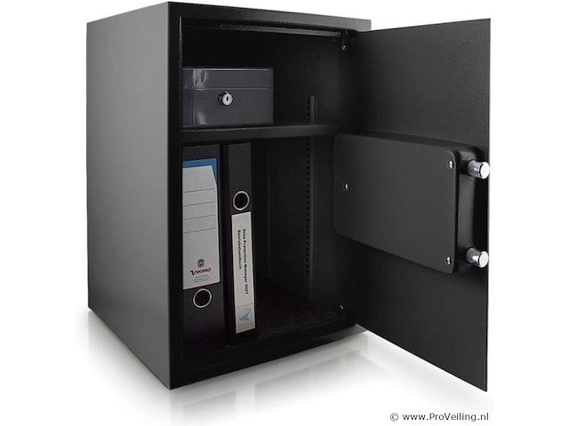 Elektronische kluis zwart - afbeelding 2 van  3