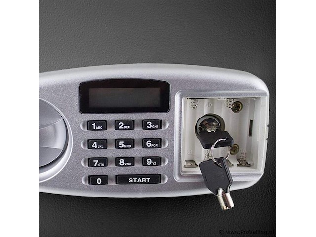 Elektronische kluis zwart - afbeelding 3 van  3