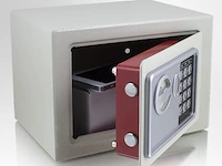 Elektronische minikluis - 23 x 17 x 17 cm - lichtgrijs