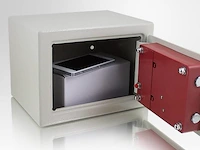 Elektronische minikluis - 23 x 17 x 17 cm - lichtgrijs - afbeelding 2 van  4