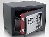 Elektronische wandkluis incl. reservesleutel grijs