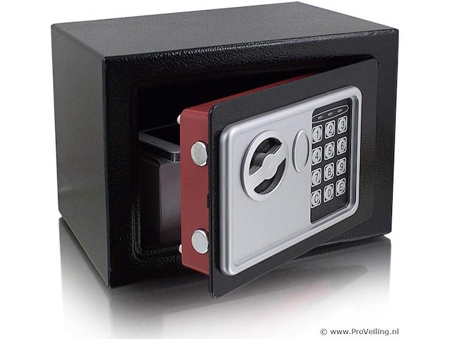 Elektronische wandkluis incl. reservesleutel - afbeelding 1 van  5