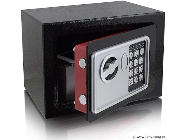 Elektronische wandkluis incl. reservesleutel - afbeelding 1 van  5