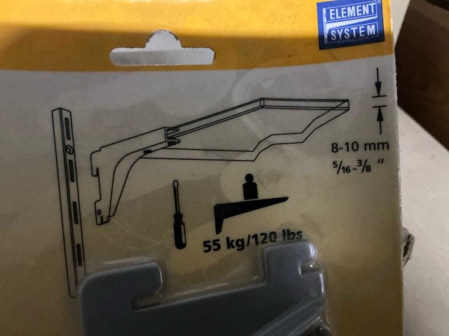 Element system glasplaatdrager (500x) - afbeelding 6 van  6