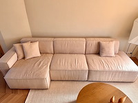 Elementen bank in rechtse opstelling, beige - afbeelding 2 van  12