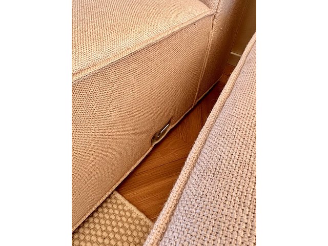 Elementen bank in rechtse opstelling, beige - afbeelding 4 van  12