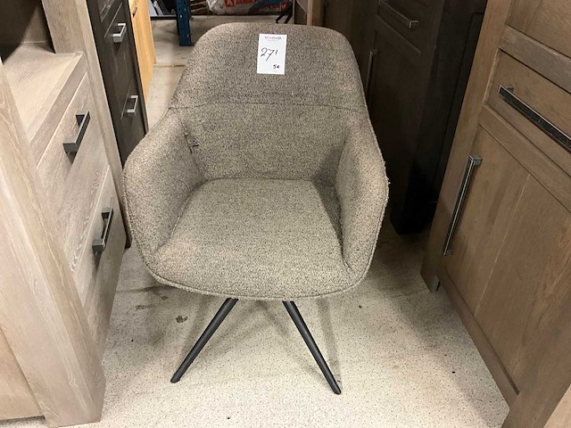 Eleonora jeff eetkamerstoel (5x) - afbeelding 1 van  6