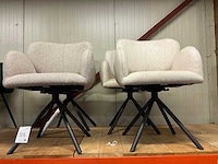 Eleonora rosalin eetkamerstoel (4x) - afbeelding 1 van  8