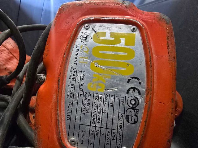 Elephant - 500 m - kettingtakel - afbeelding 6 van  8