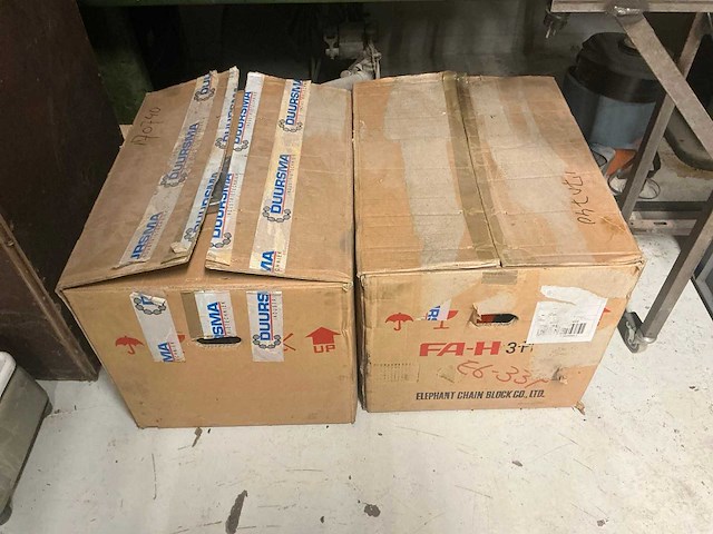 Elephant fa-h kettingtakel 0.5t 380v. (2x) - afbeelding 7 van  8