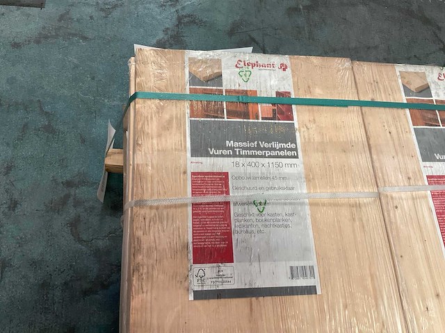 Elephant partij grenen timmerpanelen 18x400 mm - afbeelding 5 van  5