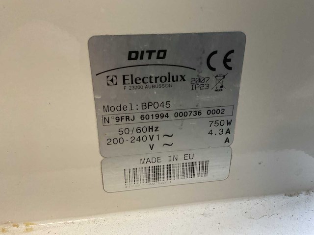 Eletrolux dito bp045 planeetmenger - afbeelding 6 van  7