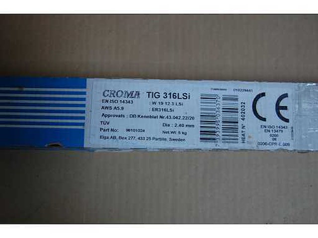 Elga - cromatig tig 316 li - lasdraad (2x) - afbeelding 2 van  4
