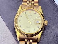 Elgin deluxe 'datejust' eta movement horloge - afbeelding 1 van  9