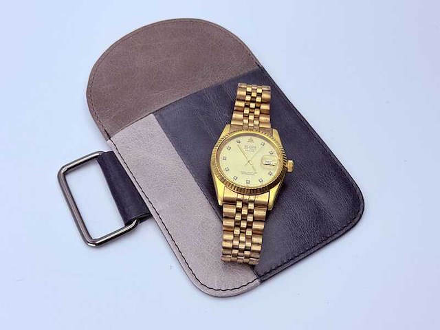 Elgin deluxe 'datejust' eta movement horloge - afbeelding 4 van  9