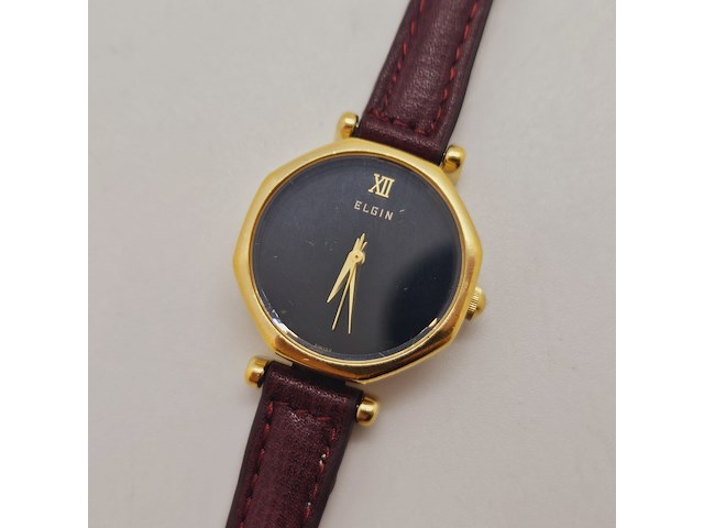 Elgin goldplated dresswatch - mechanisch uurwerk - afbeelding 2 van  7
