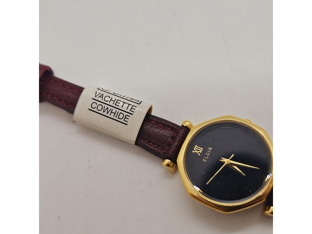 Elgin goldplated dresswatch - mechanisch uurwerk - afbeelding 4 van  7