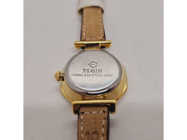 Elgin goldplated dresswatch - mechanisch uurwerk - afbeelding 7 van  7