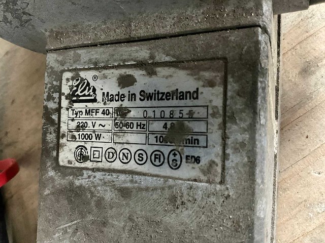 Eli mff 40 schaafmachine (2x) - afbeelding 3 van  3
