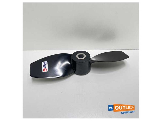 Eliche radice 18 x 11 inch left 2 -leaves saildrive propeller - 83255346 - afbeelding 1 van  1