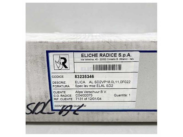 Eliche radice 18 x 11 inch links 2-blads saildrive propeller - 83255346 - afbeelding 3 van  4