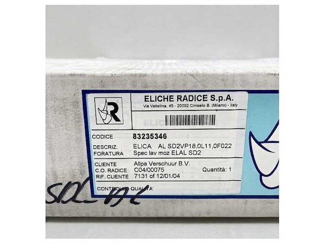 Eliche radice 18 x 11 inch links 2-blads saildrive propeller - 83255346 - afbeelding 4 van  6