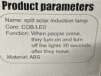 Eliet led sensor solarlamp - afbeelding 7 van  9