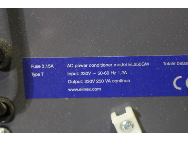 Elinex el-250gw power conditioner - afbeelding 9 van  9