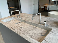 Elis vrijstaand badmeubel met kranen en spiegel - afbeelding 6 van  17