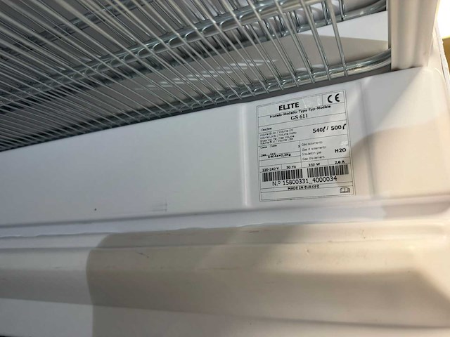 Elite gs-611 vriezer - afbeelding 4 van  4