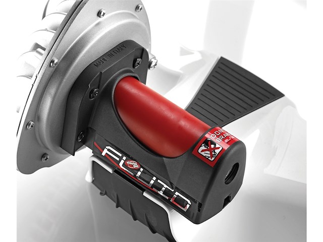 Elite quobo fluid indoor cycle trainer zilver/wit - afbeelding 2 van  4