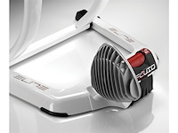 Elite quobo fluid indoor cycle trainer zilver/wit - afbeelding 3 van  4