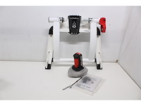 Elite quobo fluid indoor cycle trainer zilver/wit - afbeelding 4 van  4