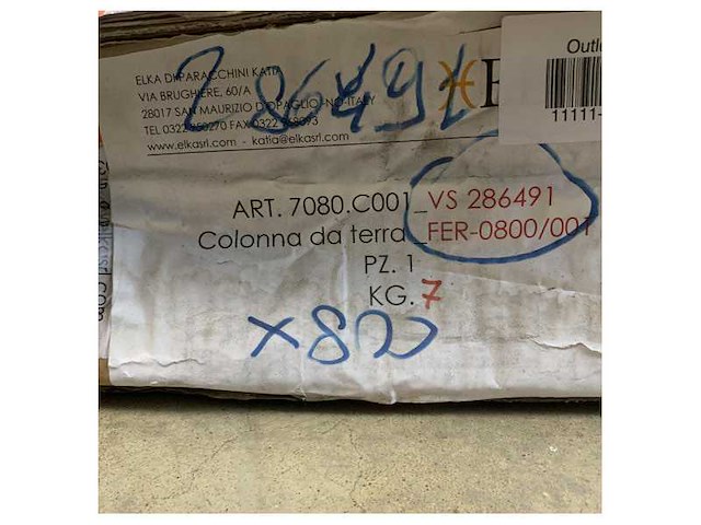 Elka 7080c chrome oval deck shower collum - 7080.c001 - afbeelding 2 van  3