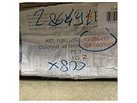 Elka 7080c chrome oval deck shower collum - 7080.c001 - afbeelding 2 van  3