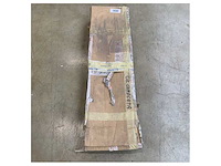 Elka floor-standing stailess steel outdoor shower column with mixer cartridge and microblower - 7085 - afbeelding 3 van  3